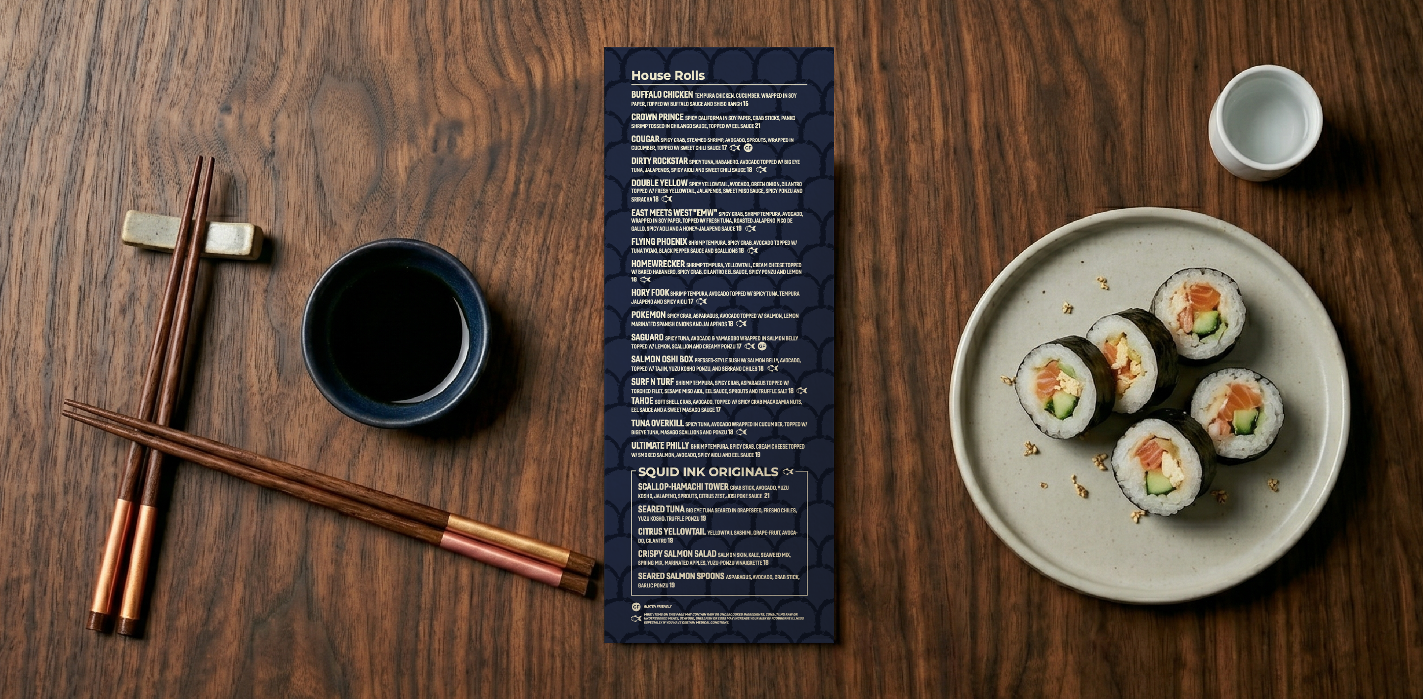 Squid Ink Menu project image 1